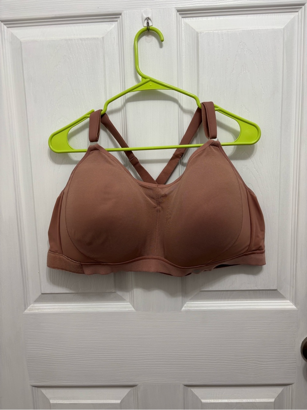 SHEFIT Cross-Back Wireless Bra - Mauve
